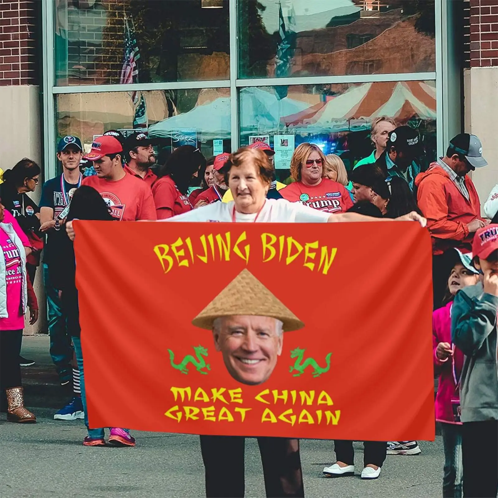 USA 2020 Voting Flag For Joe Biden Flag BIDEN PRESIDENT For President Vote Banner United States Fighting VS Trump