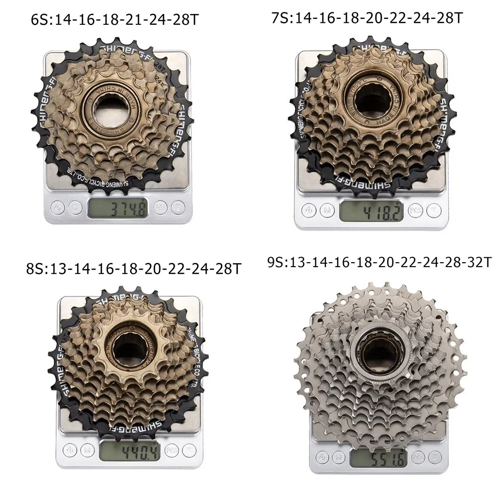 Bike Bicycle 6/7/8/9 Speed 14-28T/13-32T Rotary Freewheel Screw 6s/7s/8s/9s On For-Shimano Replacement For Broken Freewheel
Bike Bicycle 6/7/8/9 Speed 14-28T/13-32T Rotary Freewheel Screw 6s/7s/8s/9s On For-Shimano Replacement For Broken Freewheel