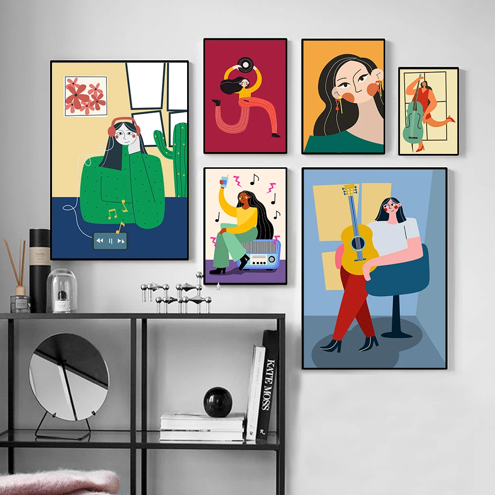 Vintage Melody Girls Poster Music Canvas Painting POP Abstract Wall Art Pictures on Canvas Living Room Retro Gallery Home Decor
Vintage Melody Girls Poster Music Canvas Painting POP Abstract Wall Art Pictures on Canvas Living Room Retro Gallery Home Decor