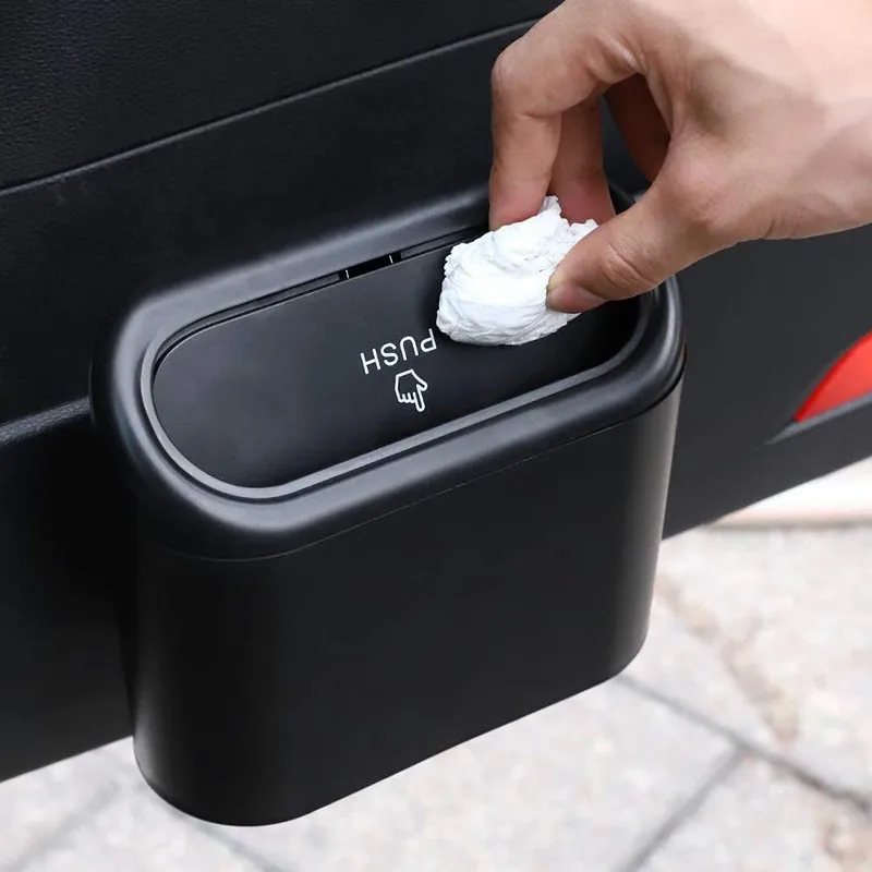 Universal Hanging Car Trash Garbage Can Flip Lid Dustbin Interior Organizer Box Auto Stowing Tidying Waste Container Accessories
Universal Hanging Car Trash Garbage Can Flip Lid Dustbin Interior Organizer Box Auto Stowing Tidying Waste Container Accessories
