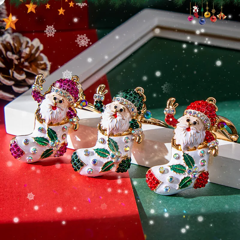 2021 Korean Creative Cute Gift Diamond Santa Keychain Metal Pendant Cute Cartoon Bag Ornament Wholesale
2021 Korean Creative Cute Gift Diamond Santa Keychain Metal Pendant Cute Cartoon Bag Ornament Wholesale