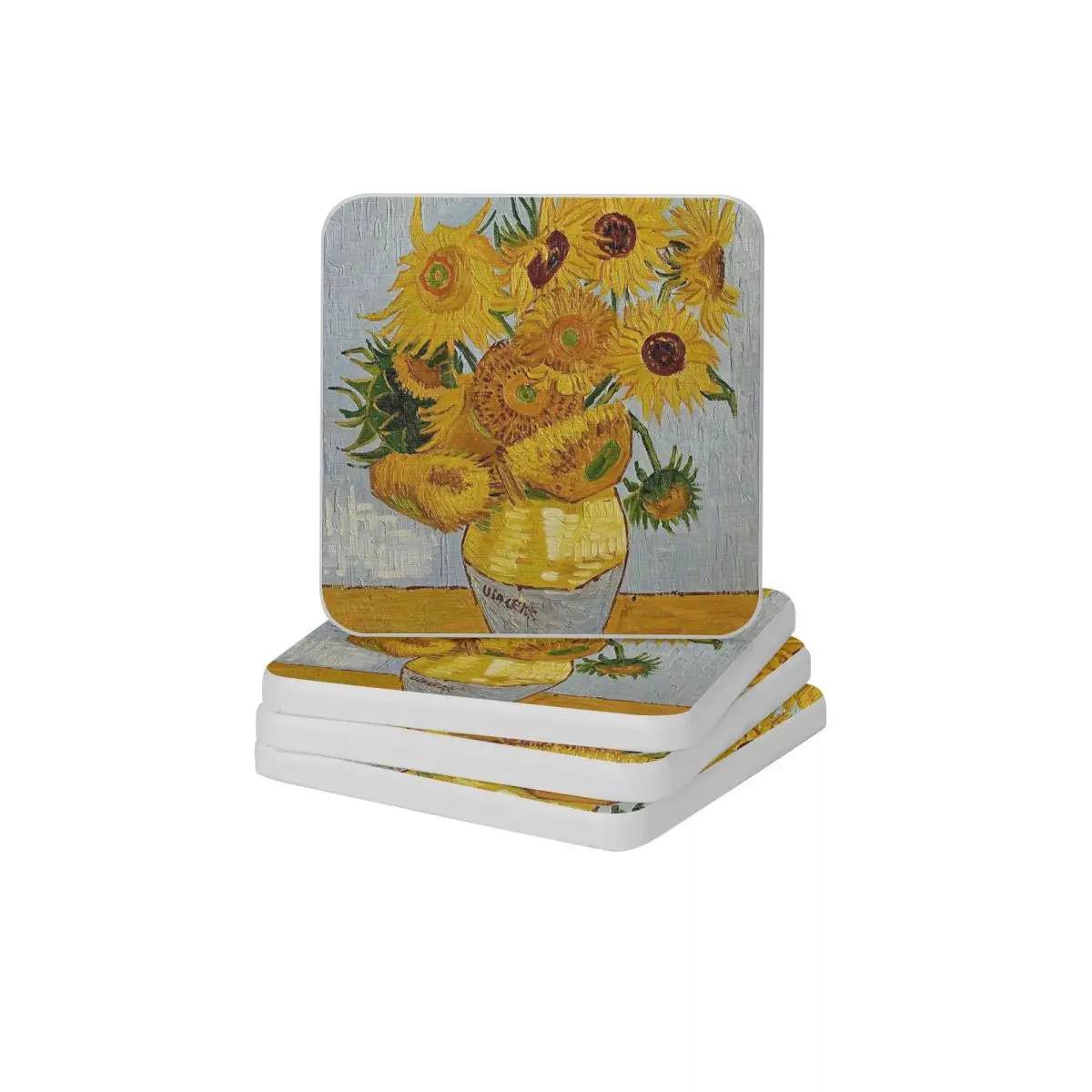 Sunflowers Vincent Van Gogh Diatomite Square Round Shape Coaster Eco-friendly Cup Bonsai Mat Soap Toothbrush Pad Diameter 10cm
Sunflowers Vincent Van Gogh Diatomite Square Round Shape Coaster Eco-friendly Cup Bonsai Mat Soap Toothbrush Pad Diameter 10cm