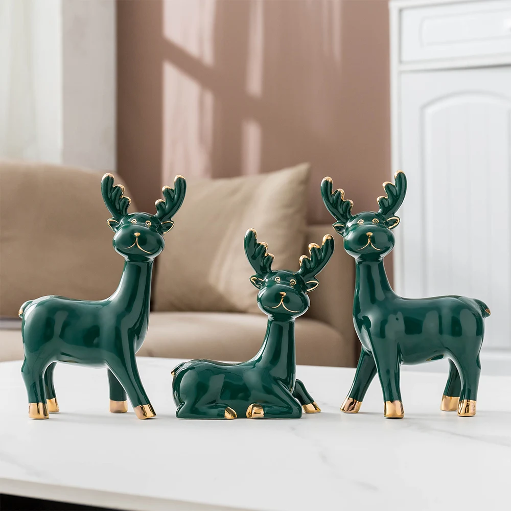 Living Room Decoration Nordic Decoration Home 2PC Abstract Desktop Ornaments Ceramic Deer Ornaments Arts and Crafts Supplies
Living Room Decoration Nordic Decoration Home 2PC Abstract Desktop Ornaments Ceramic Deer Ornaments Arts and Crafts Supplies