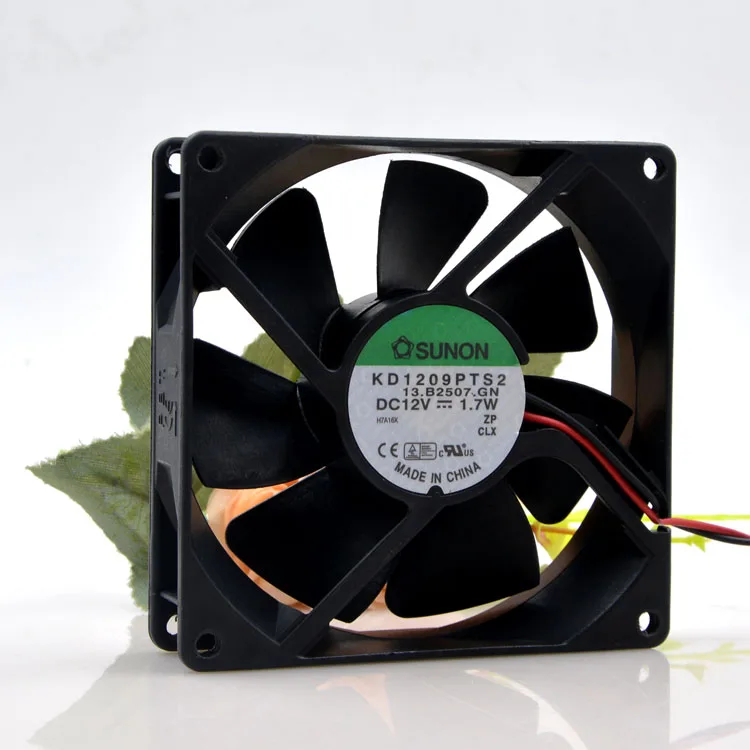 Sunon KD1209PTS2 9 9025 12V 1 7 W Магнитная Mute Питание PC чехол вентилятор|Кулеры и системы