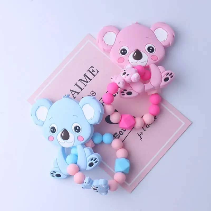 1 Set Child Baby Pacifier Teether Bracelet Soothing Boys Girls Cute Koala Colorful Design Kids Comfort Supplies 19QF
1 Set Child Baby Pacifier Teether Bracelet Soothing Boys Girls Cute Koala Colorful Design Kids Comfort Supplies 19QF