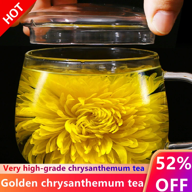 Golden Silk Yellow Chrysanthemum Dried Flowers Detoxification Beauty Weight Loss Beauty Health Care Party 3g a Cup
Golden Silk Yellow Chrysanthemum Dried Flowers Detoxification Beauty Weight Loss Beauty Health Care Party 3g a Cup
