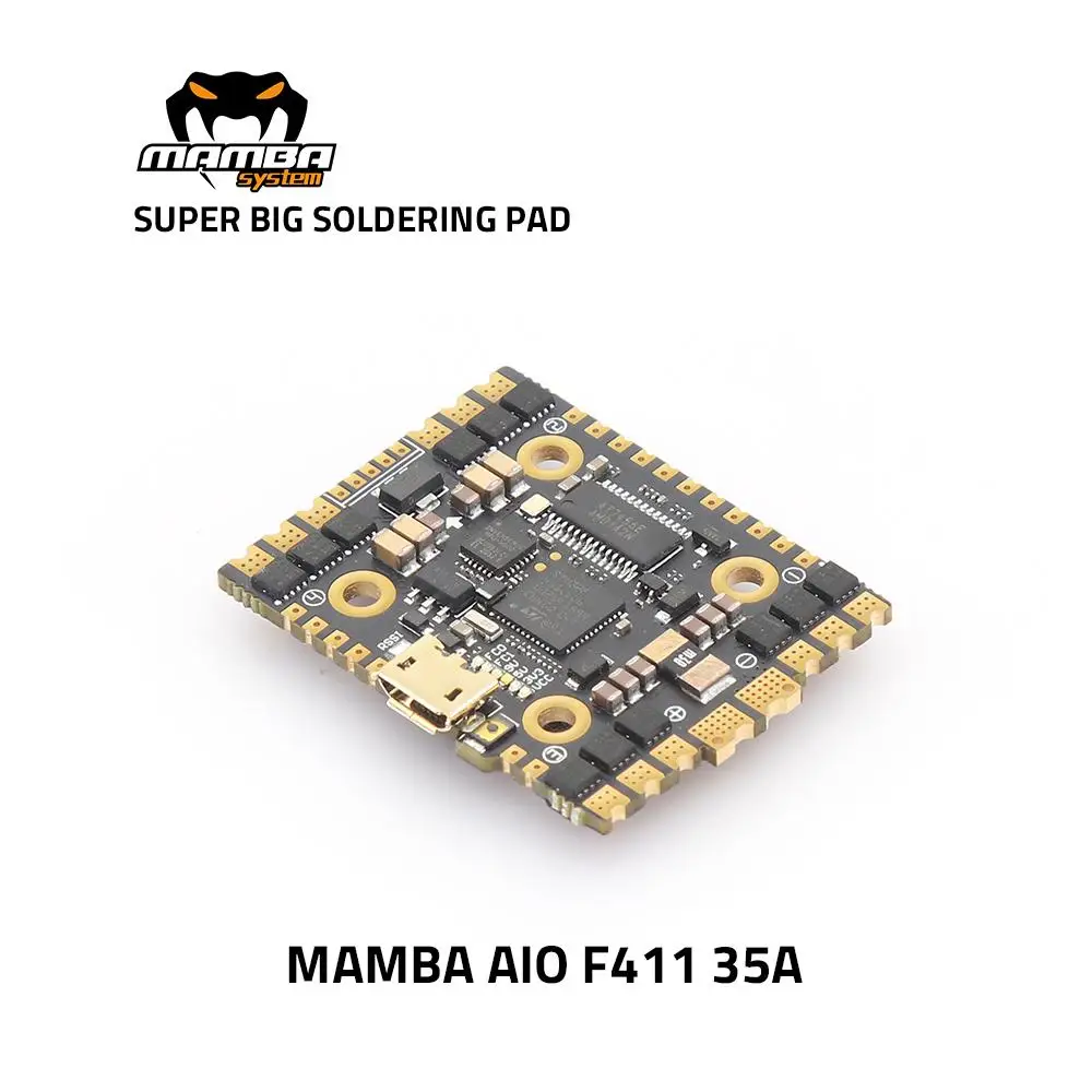 DIATONE MAMBA F411 Stack Internal USB 20mm/M2 ESC 35A AIO 6S 8bit MPU6000 Flight Controller For FPV Racing Drone DIY Parts
DIATONE MAMBA F411 Stack Internal USB 20mm/M2 ESC 35A AIO 6S 8bit MPU6000 Flight Controller For FPV Racing Drone DIY Parts