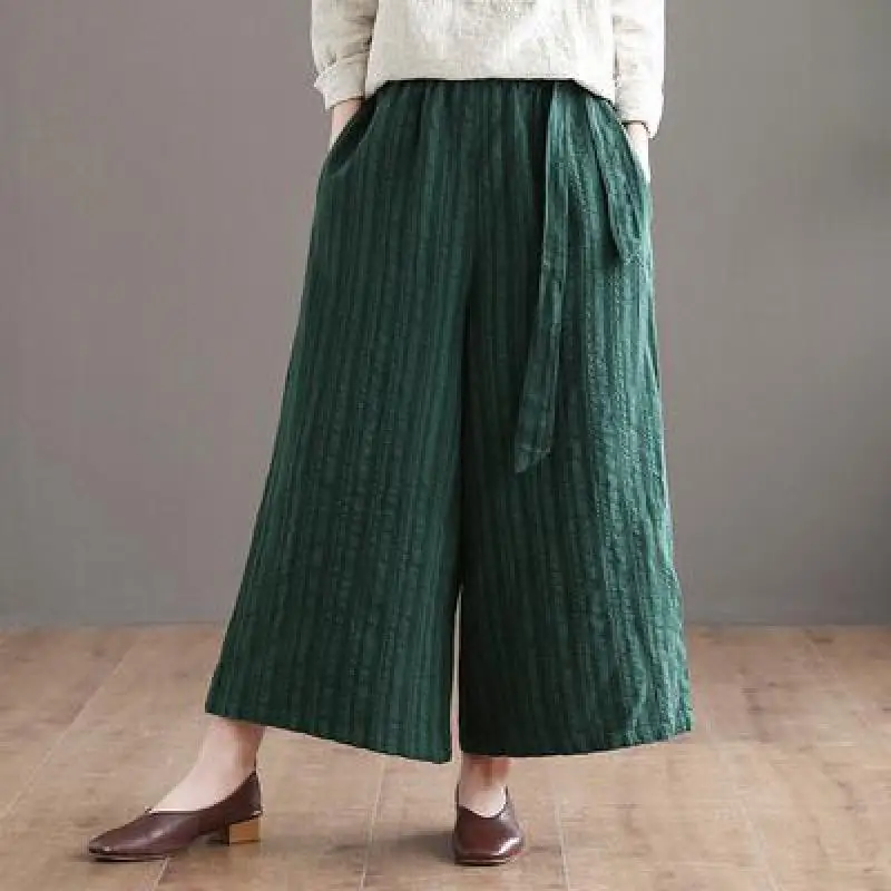 2022 Autumn New High Waist Thin Cotton Linen Wide Leg Pants Simple Solid Color All-match Women Nine Point Pants Free Shipping
2022 Autumn New High Waist Thin Cotton Linen Wide Leg Pants Simple Solid Color All-match Women Nine Point Pants Free Shipping