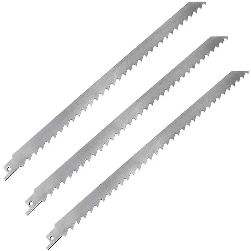 TOP 12Inch Reciprocating Saw Blade for Food Cutting Big Teeth Saw Blades for freeze Meat, Ice Cubes 3Pcs
TOP 12Inch Reciprocating Saw Blade for Food Cutting Big Teeth Saw Blades for freeze Meat, Ice Cubes 3Pcs