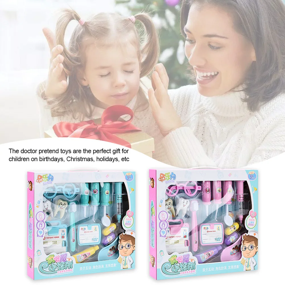 14PCS Play House Doctor Educational Toy Children's Medical Kit Set Role Playing Simulation Medicine Box Toy Birthday Gift
14PCS Play House Doctor Educational Toy Children's Medical Kit Set Role Playing Simulation Medicine Box Toy Birthday Gift