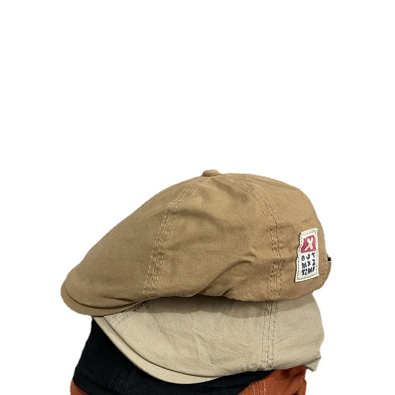 KENSHELLEY Women's And Men's Literature And Art Retro Style Painter's Hat Side Sign Forward Hat Fried Street Short Brim Hat
KENSHELLEY Women's And Men's Literature And Art Retro Style Painter's Hat Side Sign Forward Hat Fried Street Short Brim Hat