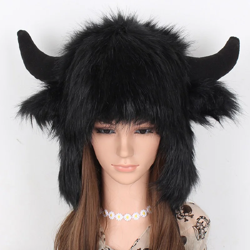 Winter Elk Bull Warm Plush Fluffy Faux Fur Animal Hats Fox Ears Costume Party Hat
Winter Elk Bull Warm Plush Fluffy Faux Fur Animal Hats Fox Ears Costume Party Hat
