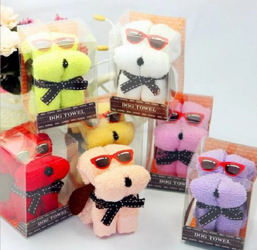 20pcs Mixed color Cute Glasses Dog Style Towel Fibre Creative Towels For Wedding Party Birthday Favor Gift Souvenirs Souvenir
20pcs Mixed color Cute Glasses Dog Style Towel Fibre Creative Towels For Wedding Party Birthday Favor Gift Souvenirs Souvenir