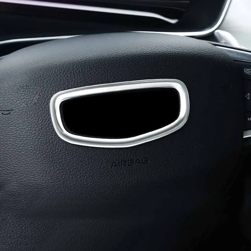 For Geely Coolray 2019-Preseent Car Styling Car Steering Wheel Logo Frame Covers Trim Sequins Interior Sticker Auto Accessories
For Geely Coolray 2019-Preseent Car Styling Car Steering Wheel Logo Frame Covers Trim Sequins Interior Sticker Auto Accessories