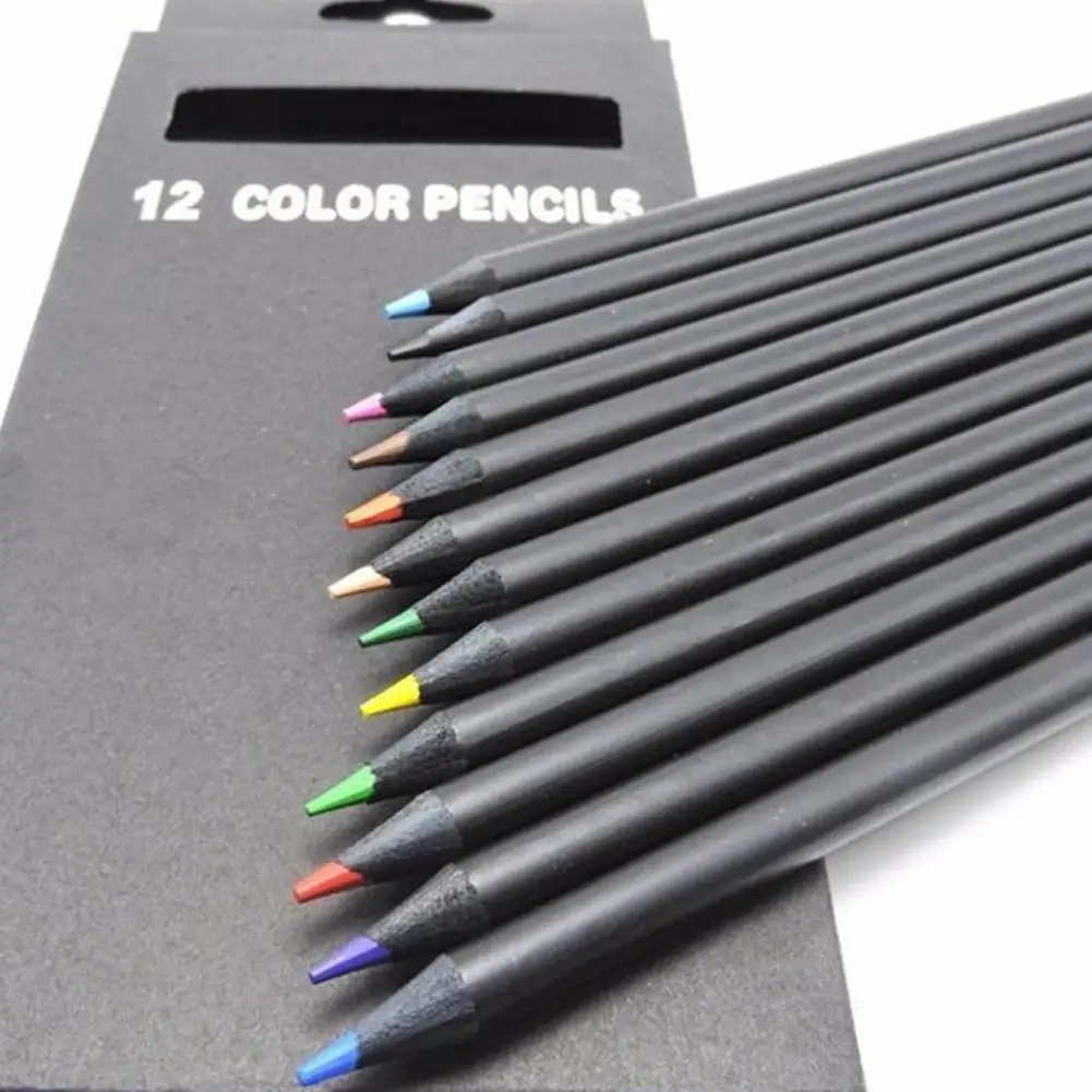 12 Pcs/Set High Quality Color Pencil Colored Pencils Black Colours 12 Wooden Different School Pencils Kawaii F8W7
12 Pcs/Set High Quality Color Pencil Colored Pencils Black Colours 12 Wooden Different School Pencils Kawaii F8W7