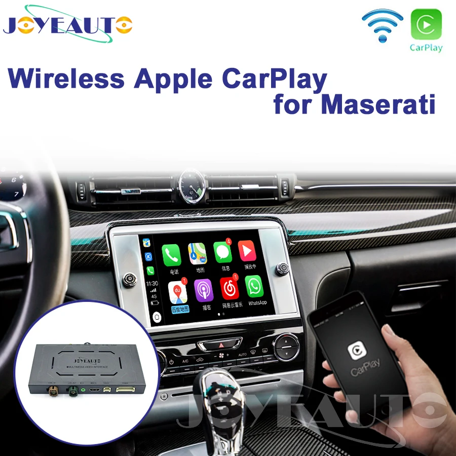 Joyeauto Wi Fi беспроводной Apple Car Play Carplay для Maserati Retrofit 2014 2016 ghiали Quattroporte с функцией