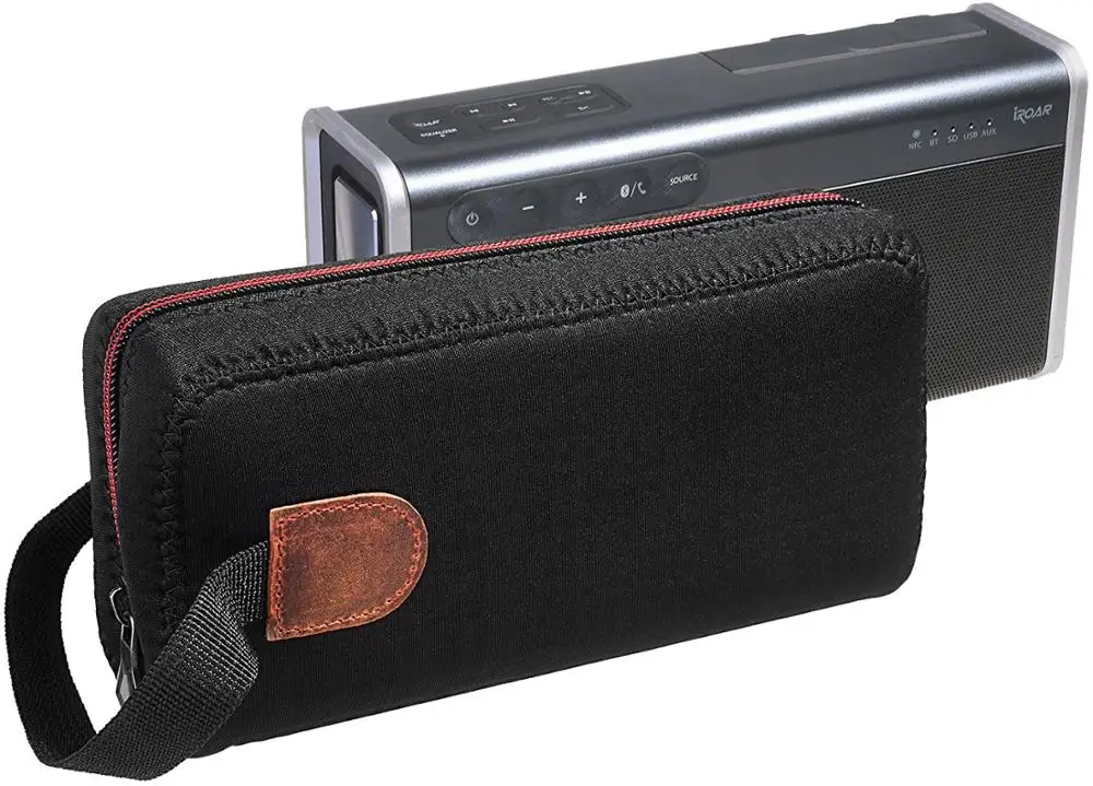Creative iRoar Go Neoprene Carrying Case Bag with Leather Accent for iRoar Go
Creative iRoar Go Neoprene Carrying Case Bag with Leather Accent for iRoar Go