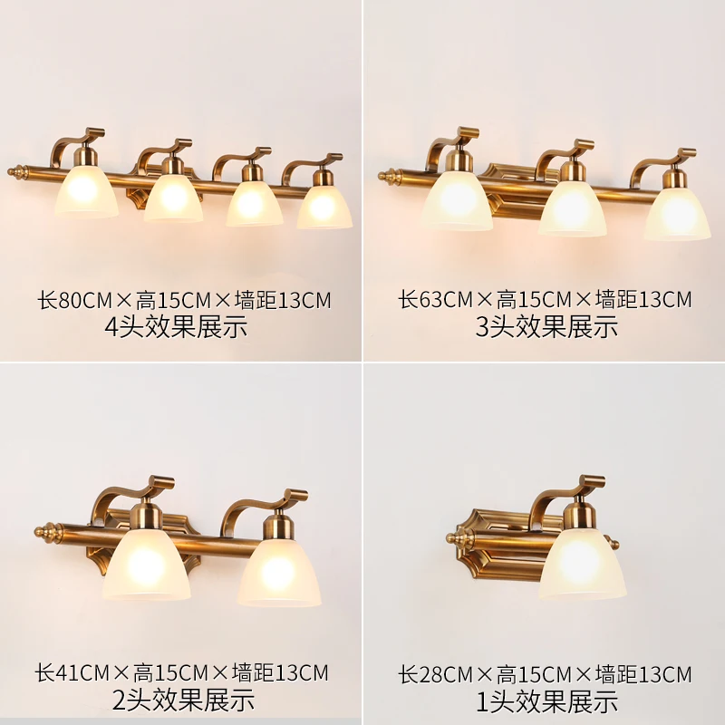 European style simple LED bathroom mirror cabinet bathroom dressing table makeup lamp American mirror front wall lamp MJ1125
European style simple LED bathroom mirror cabinet bathroom dressing table makeup lamp American mirror front wall lamp MJ1125
