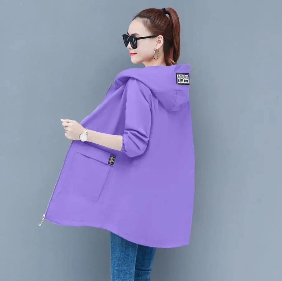Thin Section Spring Autumn Women's Jacke Hooded Casual Women's Coat Sport Style Baseball Uniform Female Windbreaker Tops SS3507
Thin Section Spring Autumn Women's Jacke Hooded Casual Women's Coat Sport Style Baseball Uniform Female Windbreaker Tops SS3507