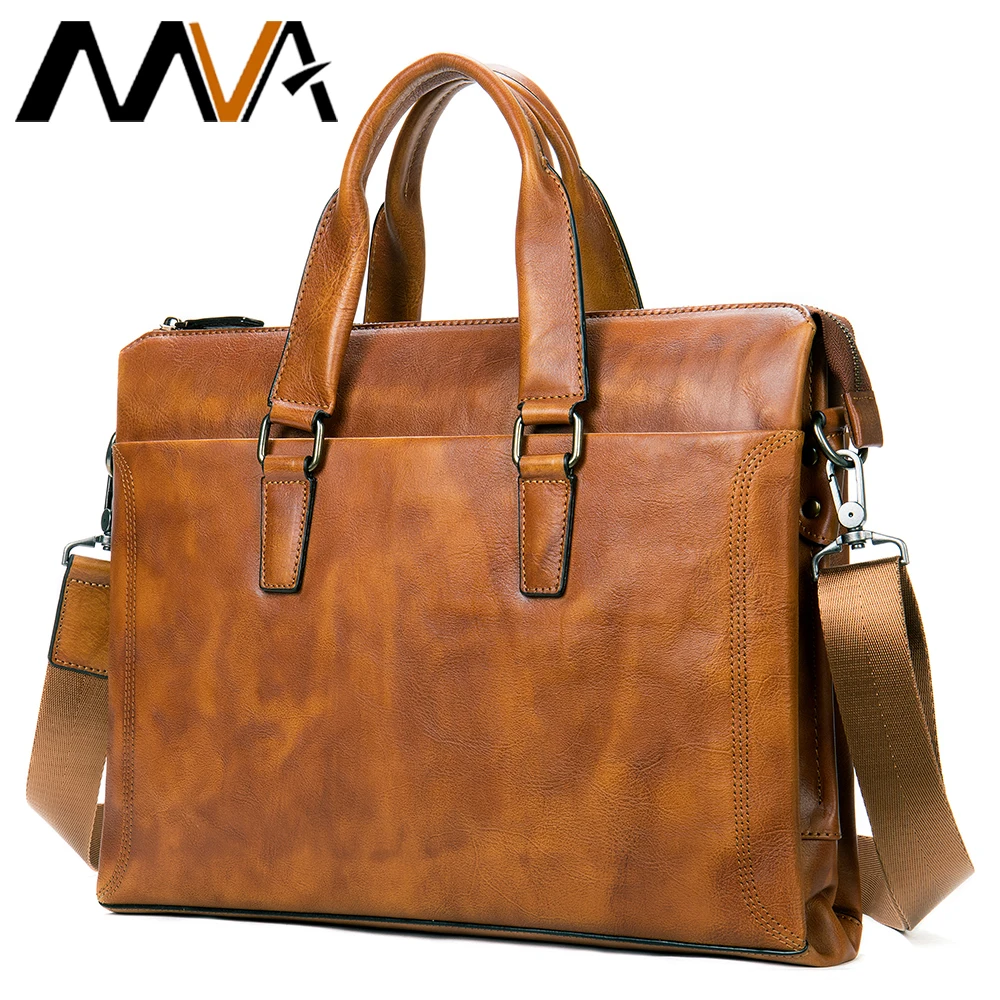 Мужской портфель MVA, винтажный портфель из натуральной кожи, для ноутбука 13,3 дюйма, мужская повседневная офисная сумка, Мужские портфели, но...
Мужской портфель MVA, винтажный портфель из натуральной кожи, для ноутбука 13,3 дюйма, мужская повседневная офисная сумка, Мужские портфели, но...