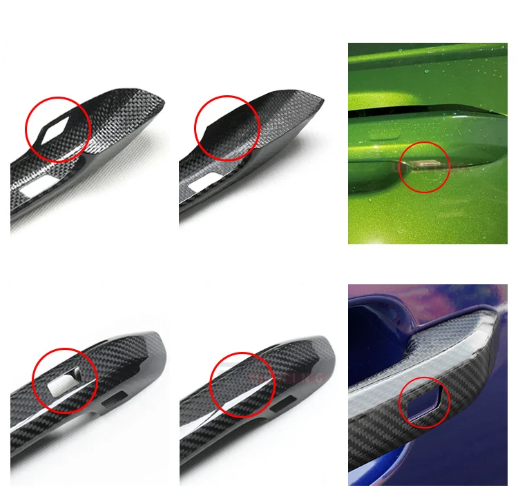 For Audi A4 S4 A5 S5 Q5L Outside Door Handle Decorative Carbon Fiber Doorknob Cover Trim Strip Fit Audi Accessories 2018-2020
For Audi A4 S4 A5 S5 Q5L Outside Door Handle Decorative Carbon Fiber Doorknob Cover Trim Strip Fit Audi Accessories 2018-2020