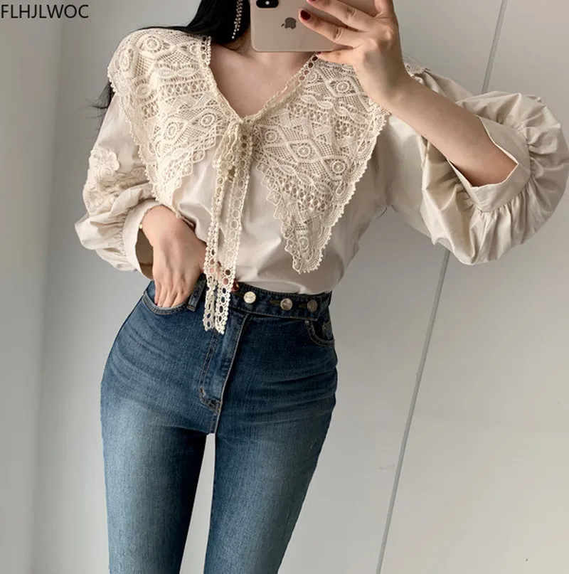 2020 Fall Autumn New Design Chic Top Korea Fashion Three Quarter Sleeve Embroidery Floral Retro Vintage Women Puff Sleeve Blouse
2020 Fall Autumn New Design Chic Top Korea Fashion Three Quarter Sleeve Embroidery Floral Retro Vintage Women Puff Sleeve Blouse