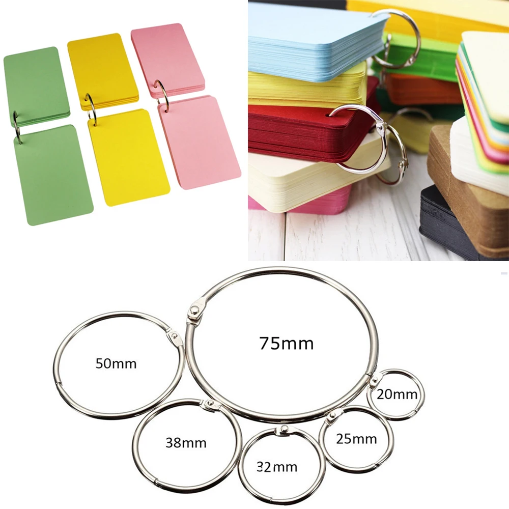 10Pcs Metal Ring Binder 15 - 80mm DIY Albums Loose-leaf Book Hoops Opening Office Binding Supplies Photo Album
10Pcs Metal Ring Binder 15 - 80mm DIY Albums Loose-leaf Book Hoops Opening Office Binding Supplies Photo Album