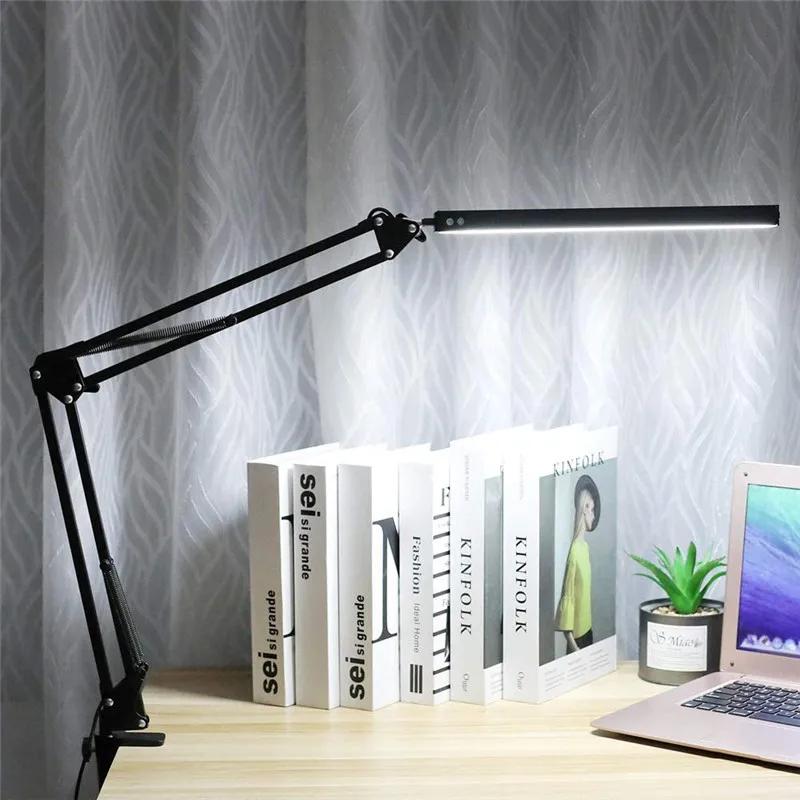 New LED Folding Metal Desk Lamp Table Light Clamp Long Arm Dimming Table Lamp 3 Colors For Living Room Reading Office Computer
New LED Folding Metal Desk Lamp Table Light Clamp Long Arm Dimming Table Lamp 3 Colors For Living Room Reading Office Computer