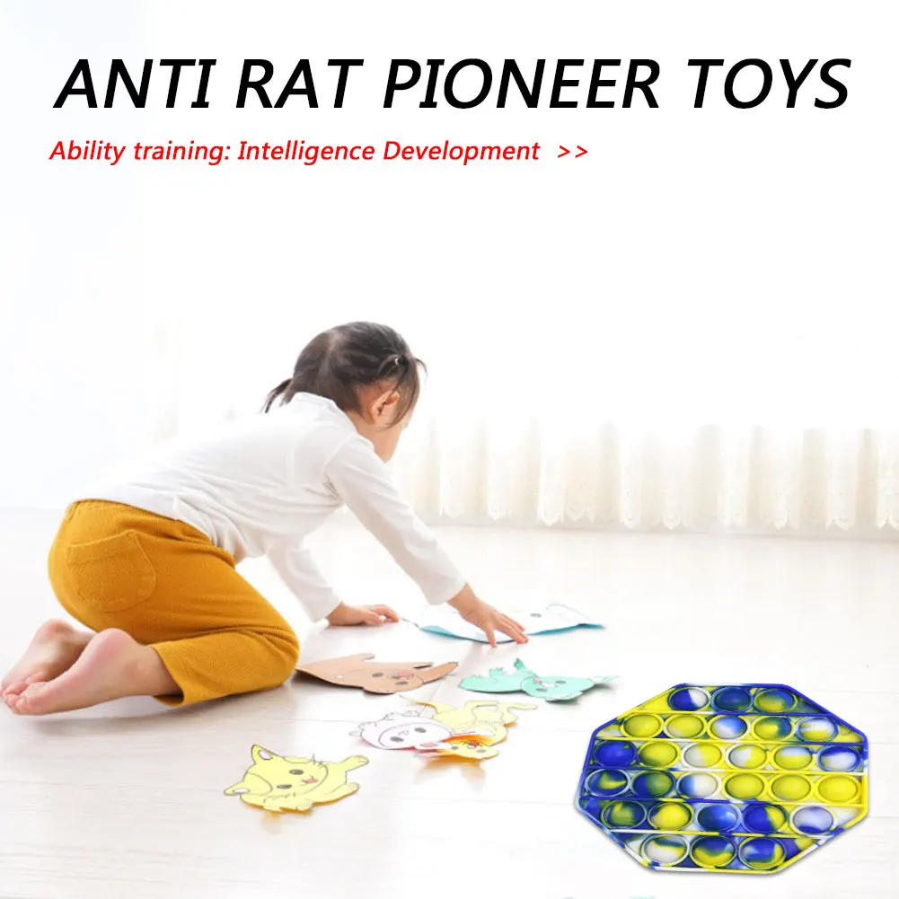 Push Bubble Silicone Reusable Toys Children Adult Stress Reliever Fidget Squeeze Board Game Tie Dyeing Decompression Toy
Push Bubble Silicone Reusable Toys Children Adult Stress Reliever Fidget Squeeze Board Game Tie Dyeing Decompression Toy