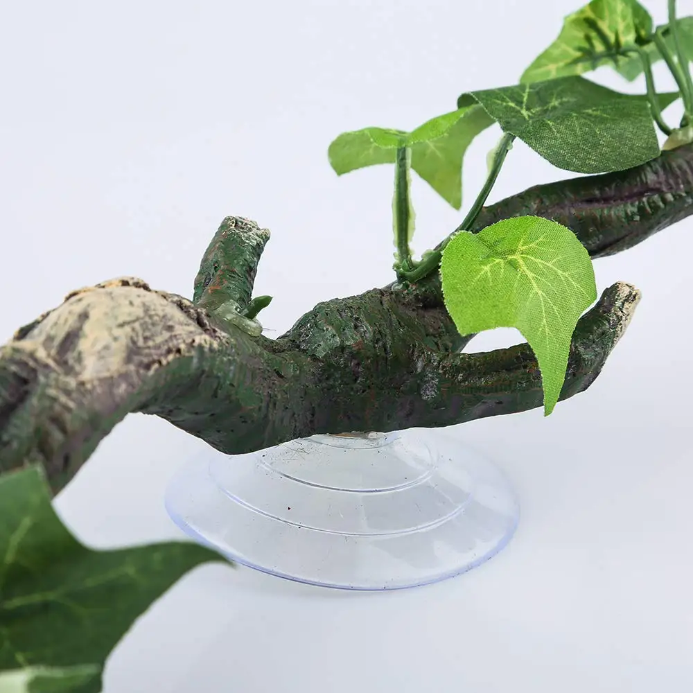 Resin Artificial Branches Reptile Corner Fake Branch Terrarium Plant Decor With Suction Cup For Amphibious Lizard Snake Climbing
Resin Artificial Branches Reptile Corner Fake Branch Terrarium Plant Decor With Suction Cup For Amphibious Lizard Snake Climbing