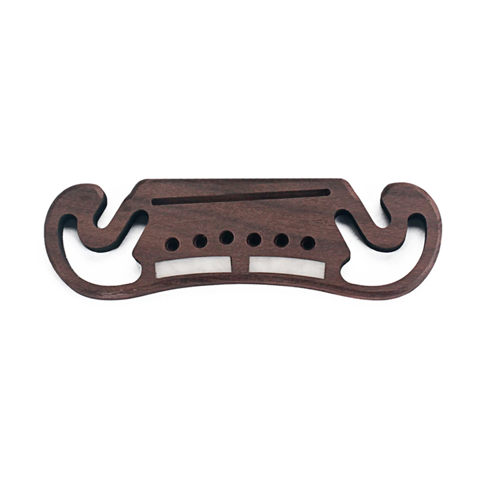 Portable Beard-Shaped Rosewood Folk Guitar Bridge Professional Acoustic Guitar Ponticello Replacement Parts
Portable Beard-Shaped Rosewood Folk Guitar Bridge Professional Acoustic Guitar Ponticello Replacement Parts