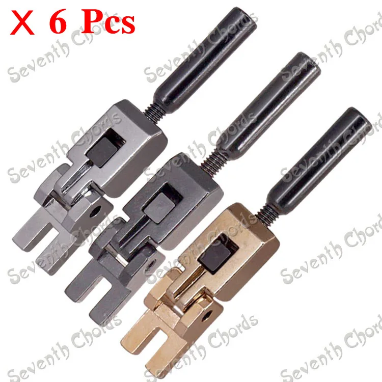 A Set 6 Pcs Tremolo Bridge Locked String Saddles for Electric Guitar (SYXM-YGLS-3S-6) Guitar Parts & Accessories
A Set 6 Pcs Tremolo Bridge Locked String Saddles for Electric Guitar (SYXM-YGLS-3S-6) Guitar Parts & Accessories