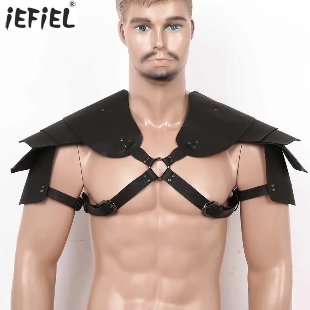 PU Leather Harness Belt Adjustable Body Chest Harness Men Club Performance Cosplay Costume Punk Shoulder Armor Harness Belt
PU Leather Harness Belt Adjustable Body Chest Harness Men Club Performance Cosplay Costume Punk Shoulder Armor Harness Belt
