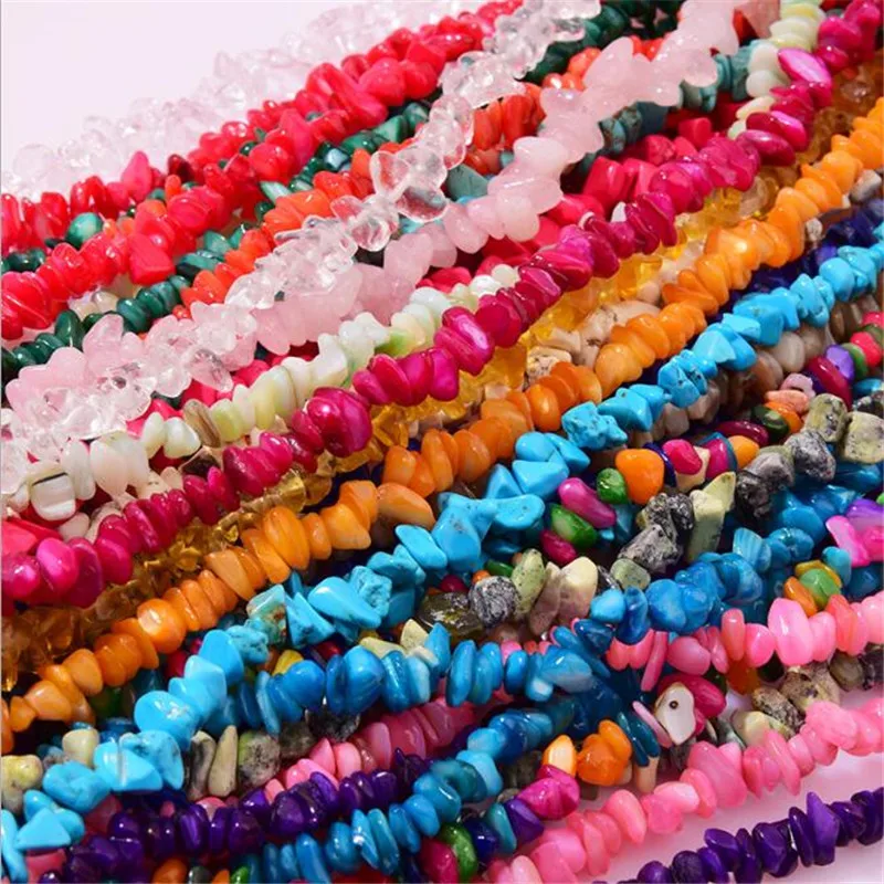 Gravel Irregular Shape 5-8mm Natural Mixed Color Stone Beads for Jewelry Making Crystal Onyx DIY Bracelet Necklace Strand 30''
Gravel Irregular Shape 5-8mm Natural Mixed Color Stone Beads for Jewelry Making Crystal Onyx DIY Bracelet Necklace Strand 30''