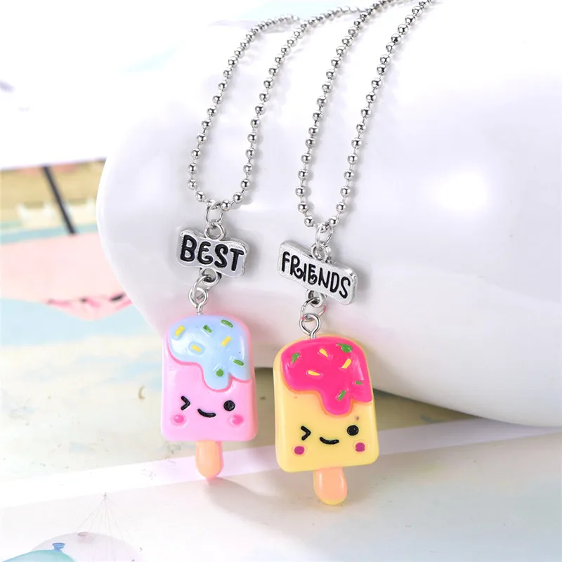 3 Styles Best Friend Colored Candy Popsicle Necklaces For Kids Childhood Friendship Jewelry Christmas Gifts
3 Styles Best Friend Colored Candy Popsicle Necklaces For Kids Childhood Friendship Jewelry Christmas Gifts
