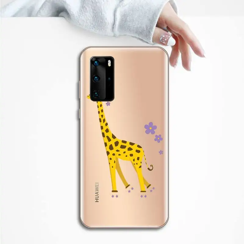 Cute Cartoon Giraffe animal Phone Case Transparent for Huawei P honor 8 10i 20 30 40 smart 2019
Cute Cartoon Giraffe animal Phone Case Transparent for Huawei P honor 8 10i 20 30 40 smart 2019