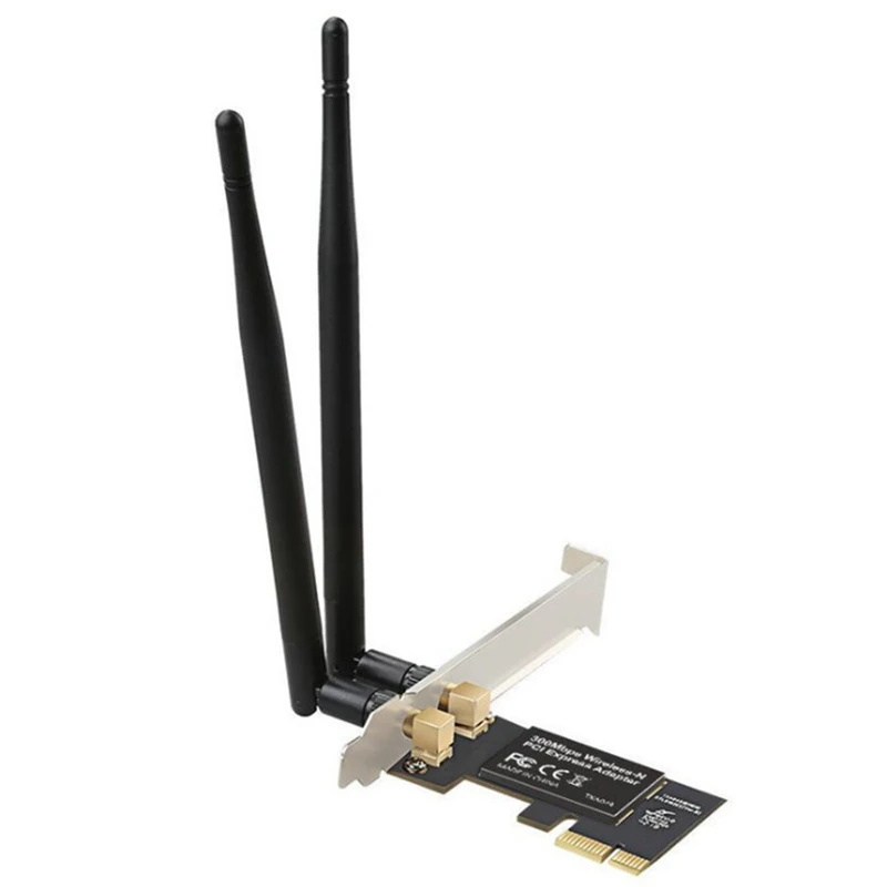 Wireless PCI-E Network Card 300M Dual Frequency Wifi Receiver Wifi Wireless Network Card for Desktop Built in Slot
Wireless PCI-E Network Card 300M Dual Frequency Wifi Receiver Wifi Wireless Network Card for Desktop Built in Slot