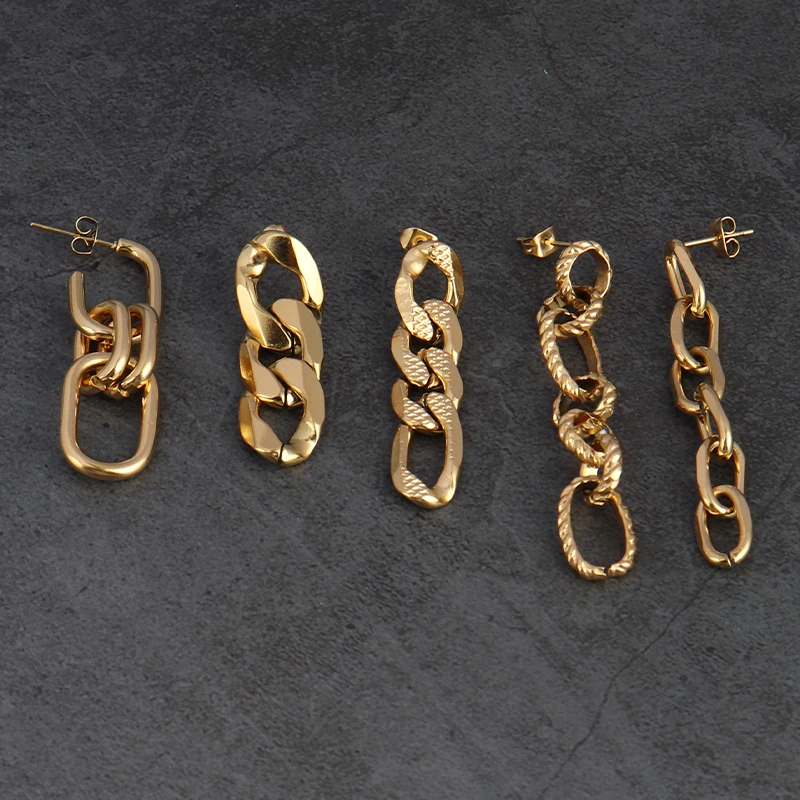 Stainless Steel Earrings Jewelry For Women Geometric Earrings Chain Earring Unusual Earrings 2020 Trend Drop Earing
Stainless Steel Earrings Jewelry For Women Geometric Earrings Chain Earring Unusual Earrings 2020 Trend Drop Earing