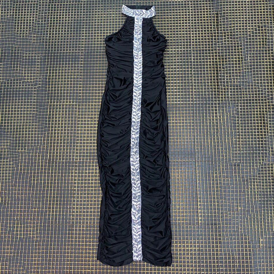 Ailigou Free Shipping 2021 Summer New Women's Dress Black Sexy Backless Bodycon Vestidos Sequin Pleated Celebrity Party Dress
Ailigou Free Shipping 2021 Summer New Women's Dress Black Sexy Backless Bodycon Vestidos Sequin Pleated Celebrity Party Dress