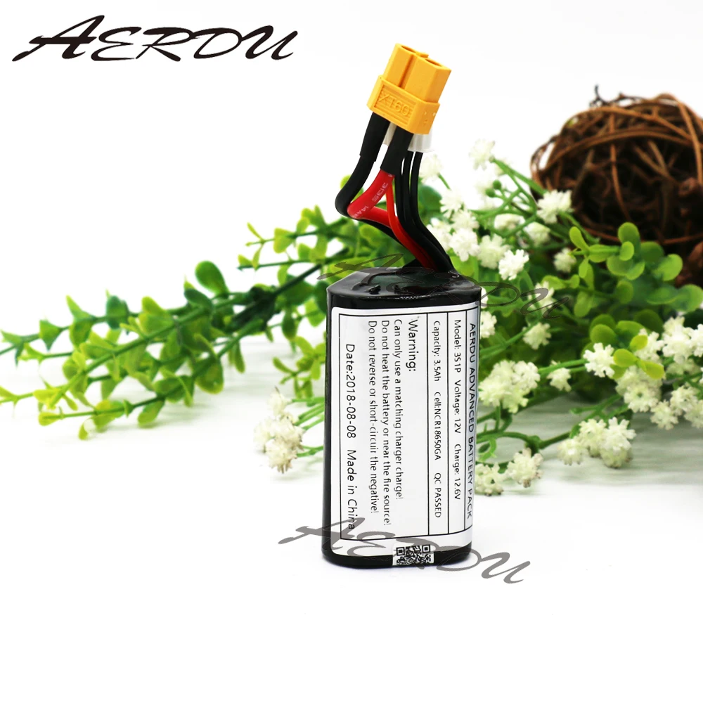 AERDU 3S1P 3.5Ah 10 8 V 11 1 12 6 комплект литий ионный батарей для AED3500mAh Бла (беспилотный