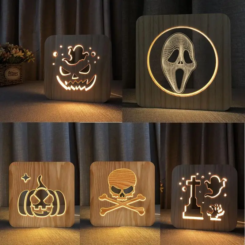 Baby Kids Christmas Halloween Gift 3D LED Creative Wooden Night Light Hollow Table Lamp USB Powered Desk Lights Lamparas Home
Baby Kids Christmas Halloween Gift 3D LED Creative Wooden Night Light Hollow Table Lamp USB Powered Desk Lights Lamparas Home