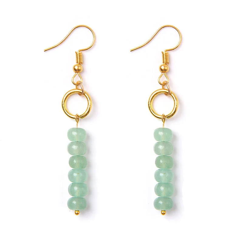 Natural Stone Beads Drop Earrings Red Green Multi Color Gem Stone Dangle Earrings
Natural Stone Beads Drop Earrings Red Green Multi Color Gem Stone Dangle Earrings