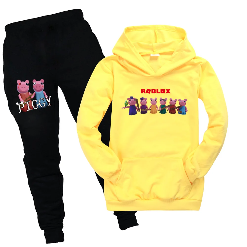 2021 New Toddler Autumn Baby Boys Girls Clothes Children ROBLOXing piggy Sports T-shirt+pants Sets Clothing Kids Tracksuits suit
2021 New Toddler Autumn Baby Boys Girls Clothes Children ROBLOXing piggy Sports T-shirt+pants Sets Clothing Kids Tracksuits suit