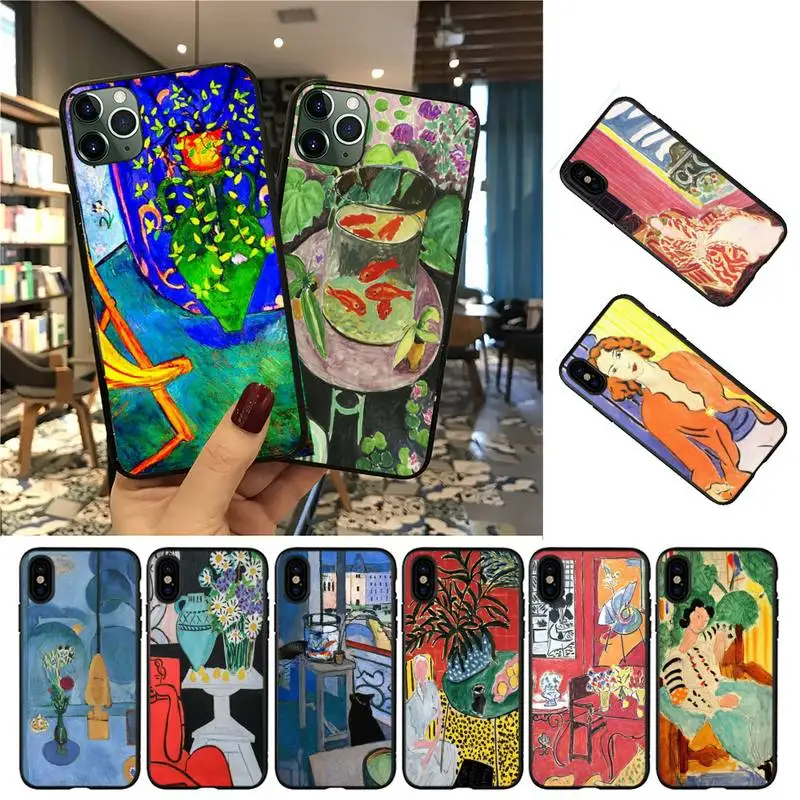 

YNDFCNB Henri Matisse Art Painting Phone Case for iphone 13 8 7 6 6S Plus 5 5S SE 2020 12pro max XR X XS MAX 11 case