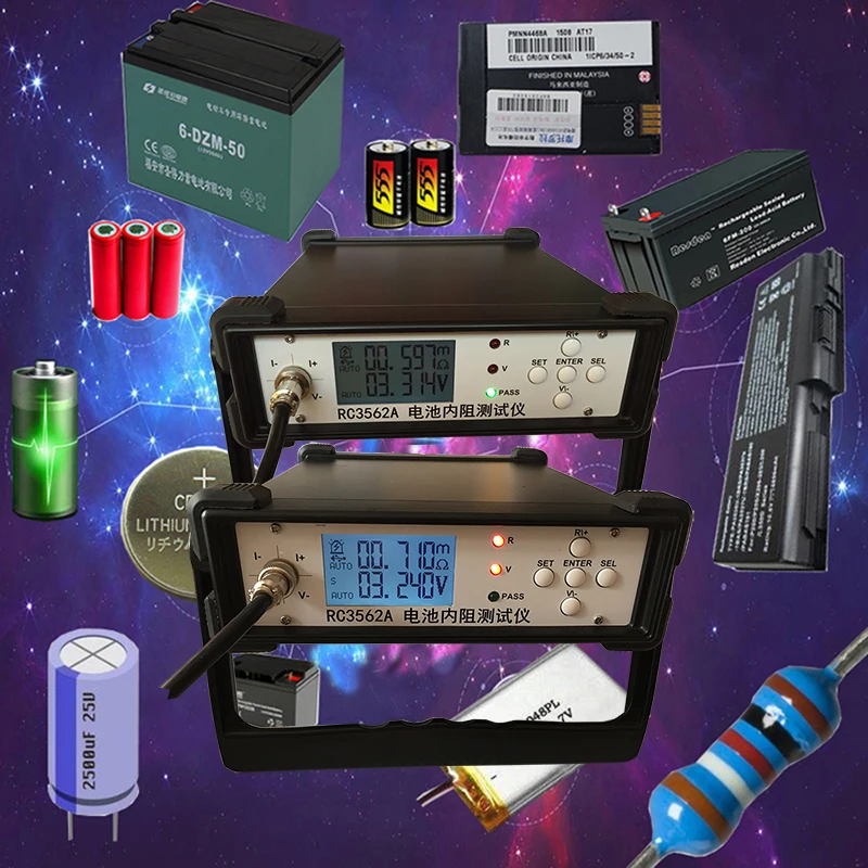 RC3562A Battery Internal Resistance Tester True Four-wire AC Internal Resistance Sorter Lead-acid Lithium Battery UPS Test
RC3562A Battery Internal Resistance Tester True Four-wire AC Internal Resistance Sorter Lead-acid Lithium Battery UPS Test