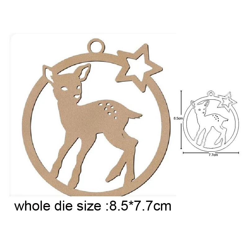 Merry Christmas Deer circle Metal Cutting Dies Stencils for DIY Scrapbooking Decorative Embossing DIY Paper Cards
Merry Christmas Deer circle Metal Cutting Dies Stencils for DIY Scrapbooking Decorative Embossing DIY Paper Cards