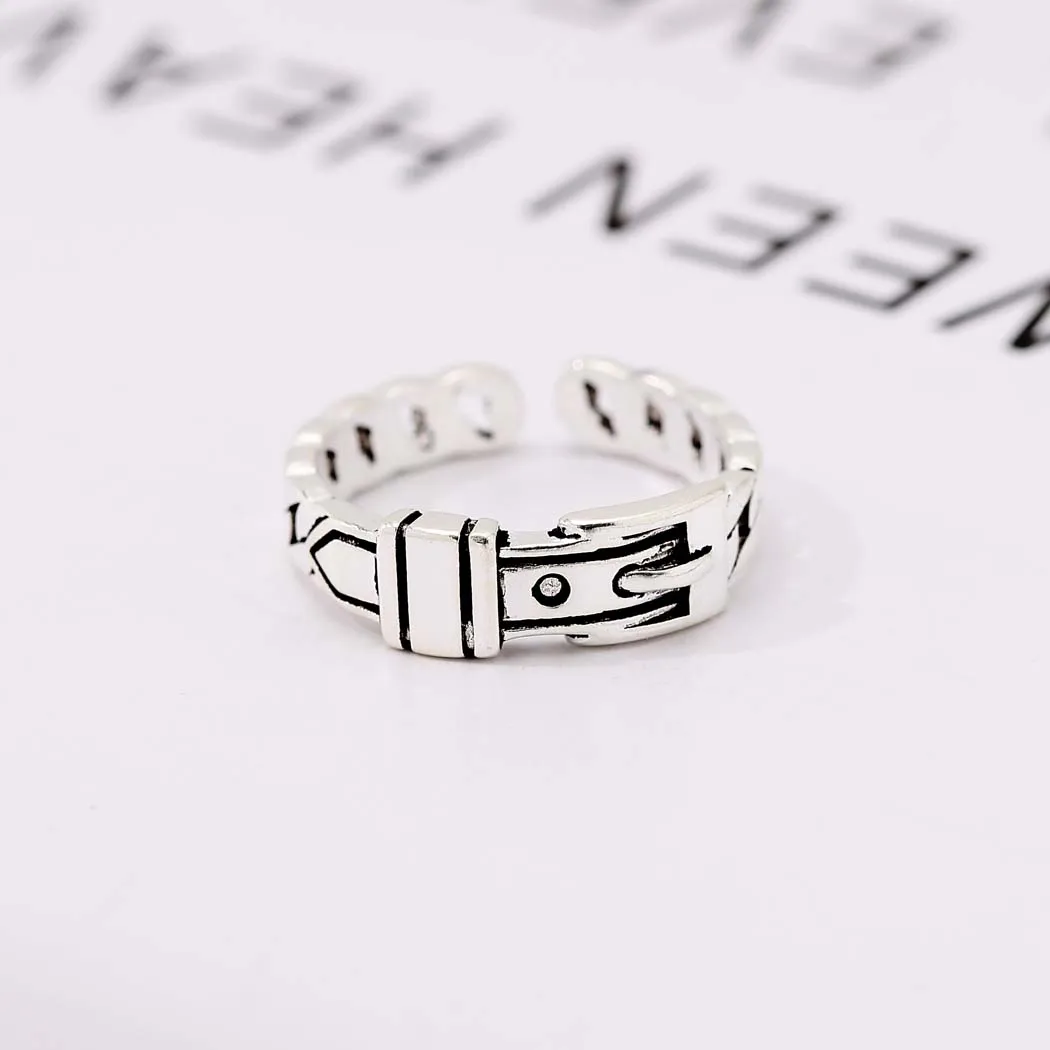 Todorova Vintage Gothic Metal Punk Chain Open Rings Belt Buckle Design Finger Rings For Women Party Jewelry Gifts
Todorova Vintage Gothic Metal Punk Chain Open Rings Belt Buckle Design Finger Rings For Women Party Jewelry Gifts