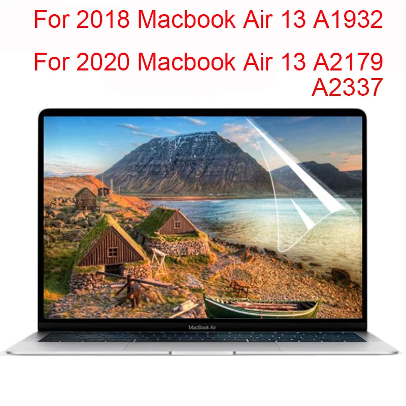 Прозрачная пластиковая ПЭТ Защитная пленка для экрана 2020 Macbook Air 13 A2179 A1932 A2337| |