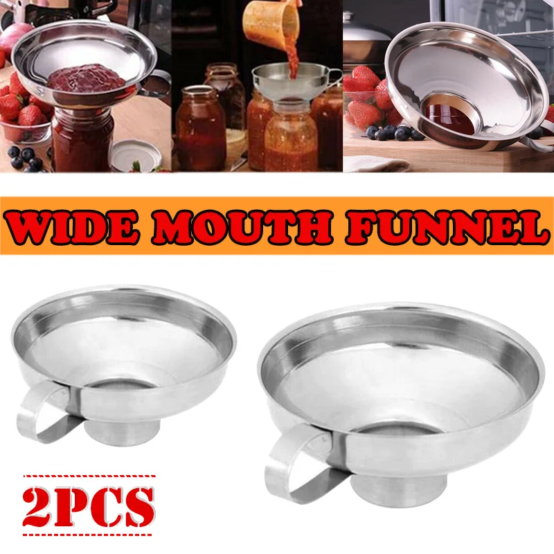 Воронка Из Нержавеющей Стали с широким горлышком, прочная, 10,4 см, 15 см, 2 шт.
Воронка Из Нержавеющей Стали с широким горлышком, прочная, 10,4 см, 15 см, 2 шт.