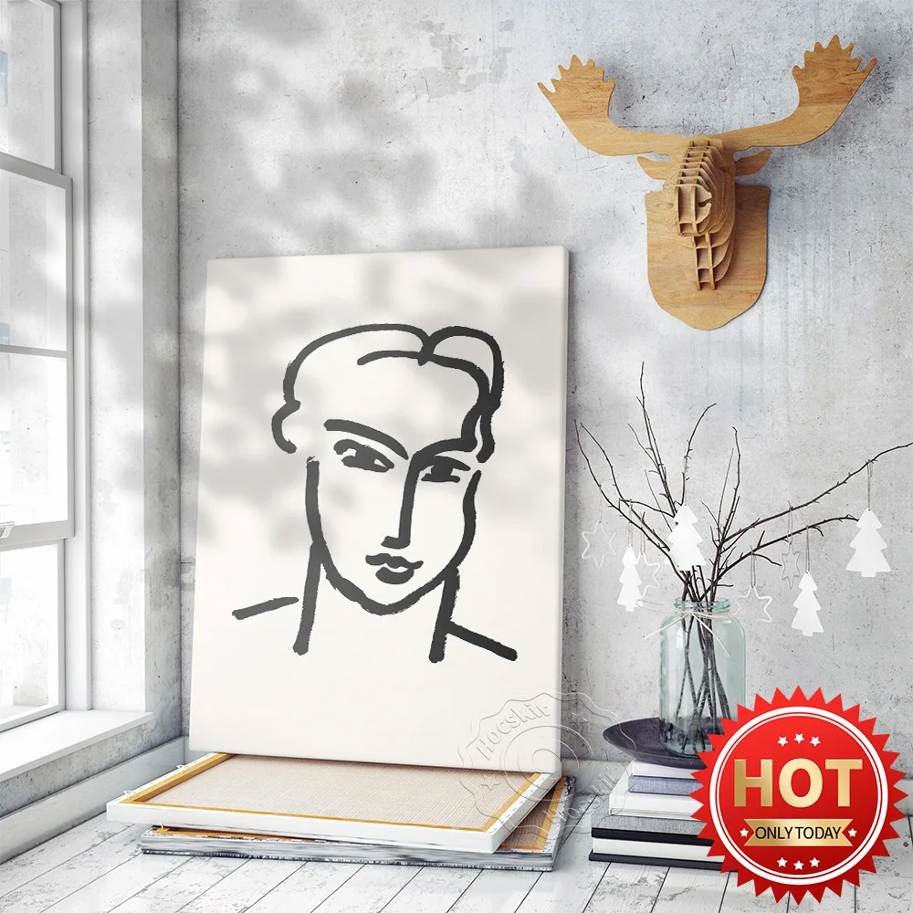 Henri Matisse Art Poster, Matisse Line Print Art, Exhibition Print, Figure Face Wall Art, Museum Wall Stickers, Home Decor
Henri Matisse Art Poster, Matisse Line Print Art, Exhibition Print, Figure Face Wall Art, Museum Wall Stickers, Home Decor